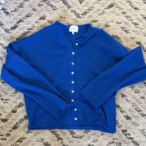 Things Between Piper Women's Royal Blue Button-Up Cardigan, xs